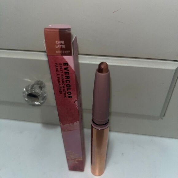 Mally Beauty Split Shadow Eyeshadow Stick in Cafe Latte - 0.03 oz. ~ NIB - Picture 3 of 8